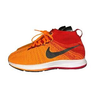 Nike Zoom Pegasus All Out Flyknit Running Shoes Size 6 Red White